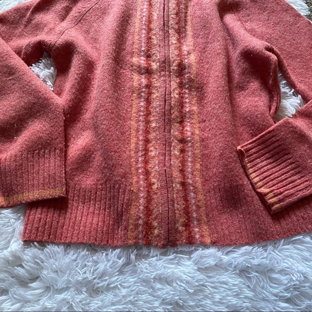 Bass Lambs Wool Zip Front Jacket Size Small - Picture 2 of 6